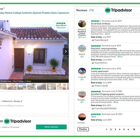 Vakantiehuis 1 Bed Traditional Holiday Oasis Capistrano Spain *